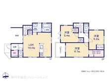 【千葉県/松戸市日暮】松戸市日暮7丁目 新築一戸建て 間取り図