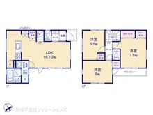 【千葉県/柏市旭町】柏市旭町2丁目 新築一戸建て 間取り図