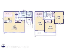 【千葉県/流山市大字東深井】流山市大字東深井 新築一戸建て 間取り図