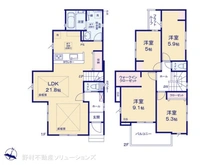 【千葉県/松戸市常盤平柳町】松戸市常盤平柳町 新築一戸建て 間取り図