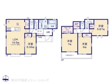 【千葉県/流山市こうのす台】流山市こうのす台 新築一戸建て 間取り図