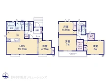 【千葉県/流山市こうのす台】流山市こうのす台 新築一戸建て 間取り図