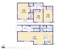 【千葉県/松戸市五香西】松戸市五香西3丁目 新築一戸建て 間取り図