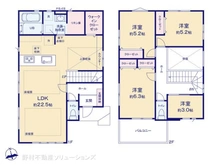 【千葉県/松戸市新松戸南】松戸市新松戸南2丁目 新築一戸建て 間取り図
