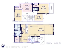 【千葉県/松戸市新松戸南】松戸市新松戸南2丁目 新築一戸建て 間取り図