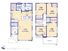 【千葉県/流山市富士見台】流山市富士見台1丁目 新築一戸建て 間取り図