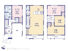 【千葉県/柏市あけぼの】柏市あけぼの2丁目 新築一戸建て 間取り図