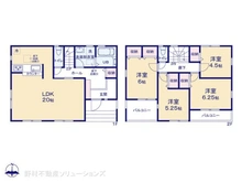【千葉県/松戸市松飛台】松戸市松飛台 新築一戸建て 間取り図