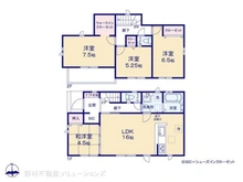 【千葉県/松戸市五香】松戸市五香7丁目 新築一戸建て 間取り図