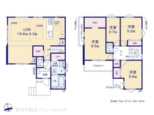 【千葉県/松戸市新松戸南】松戸市新松戸南1丁目 新築一戸建て 間取り図