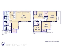 【千葉県/流山市向小金】流山市向小金3丁目 新築一戸建て 間取り図