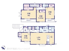 【千葉県/松戸市中和倉】松戸市中和倉 新築一戸建て 間取り図