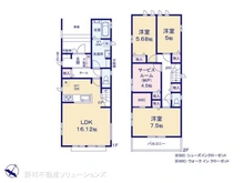 【千葉県/松戸市竹ケ花】松戸市竹ケ花 新築一戸建て 間取り図