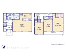 【千葉県/松戸市六高台西】松戸市六高台西 新築一戸建て 間取り図