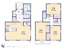 【千葉県/柏市常盤台】柏市常盤台 新築一戸建て 間取り図