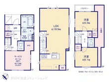 【千葉県/松戸市根本】松戸市根本 新築一戸建て 間取り図