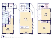 【千葉県/流山市流山】流山市流山2丁目 新築一戸建て 間取り図
