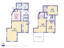 【千葉県/松戸市松戸新田】松戸市松戸新田 新築一戸建て 間取り図