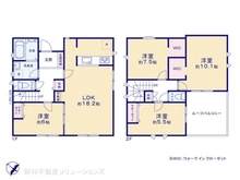 【千葉県/松戸市松戸新田】松戸市松戸新田 新築一戸建て 間取り図