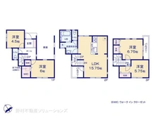 【千葉県/松戸市上本郷】松戸市上本郷 新築一戸建て 間取り図