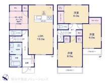 【千葉県/柏市豊住】柏市豊住5丁目 新築一戸建て 間取り図