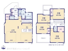 【千葉県/松戸市上本郷】松戸市上本郷 新築一戸建て 間取り図