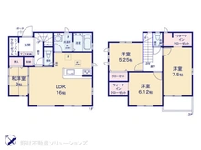 【千葉県/松戸市河原塚】松戸市河原塚 新築一戸建て 間取り図