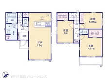 【千葉県/柏市豊住】柏市豊住5丁目 新築一戸建て 間取り図