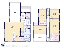 【千葉県/柏市南逆井】柏市南逆井6丁目 新築一戸建て 間取り図