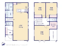 【千葉県/松戸市上矢切】松戸市上矢切 新築一戸建て 間取り図