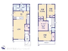 【千葉県/船橋市南三咲】船橋市南三咲1丁目 新築一戸建て 間取り図