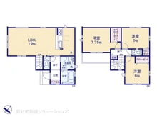 【千葉県/船橋市新高根】船橋市新高根3丁目 新築一戸建て 間取り図