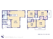 【千葉県/船橋市咲が丘】船橋市咲が丘2丁目 新築一戸建て 間取り図