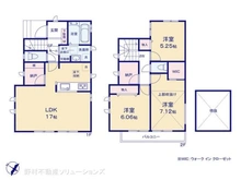 【千葉県/船橋市飯山満町】船橋市飯山満町3丁目 新築一戸建て 間取り図