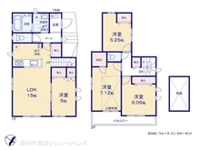 【千葉県/船橋市飯山満町】船橋市飯山満町3丁目 新築一戸建て 間取り図