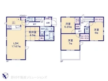 【千葉県/船橋市三咲】船橋市三咲8丁目 新築一戸建て 間取り図