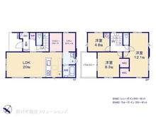 【千葉県/船橋市松が丘】船橋市松が丘5丁目 新築一戸建て 間取り図