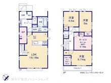 【千葉県/船橋市新高根】船橋市新高根3丁目 新築一戸建て 間取り図