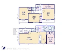 【千葉県/船橋市咲が丘】船橋市咲が丘3丁目 新築一戸建て 間取り図