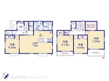 【千葉県/船橋市咲が丘】船橋市咲が丘3丁目 新築一戸建て 間取り図