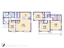 【千葉県/船橋市咲が丘】船橋市咲が丘3丁目 新築一戸建て 間取り図