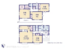 【千葉県/船橋市咲が丘】船橋市咲が丘2丁目 新築一戸建て 間取り図