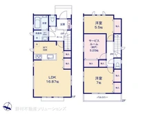 【千葉県/船橋市上山町】船橋市上山町3丁目 新築一戸建て 間取り図