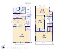 【千葉県/船橋市上山町】船橋市上山町3丁目 新築一戸建て 間取り図