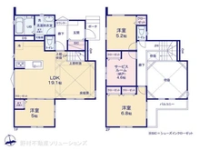 【千葉県/船橋市薬円台】船橋市薬円台3丁目 新築一戸建て 間取り図