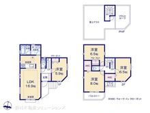 【千葉県/船橋市金杉】船橋市金杉8丁目 新築一戸建て 間取り図