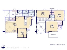 【千葉県/船橋市薬円台】船橋市薬円台3丁目 新築一戸建て 間取り図