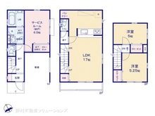 【千葉県/船橋市北本町】船橋市北本町2丁目 新築一戸建て 間取り図