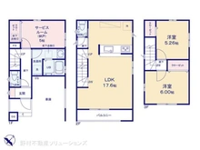 【千葉県/船橋市北本町】船橋市北本町2丁目 新築一戸建て 間取り図