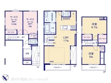 【千葉県/船橋市北本町】船橋市北本町2丁目 新築一戸建て 間取り図
